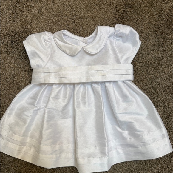 Little English Elegant White 12mo Dress